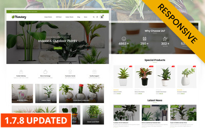Planetary - Plants Store PrestaShop Theme