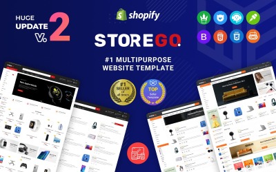 StoreGo - Многоцелевая электронная тема премиум-класса Shopify