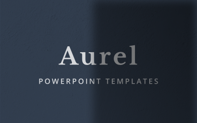 Tema PowerPoint #90672 "AUREL -"