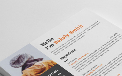 Beksly Smith Word Resume Template