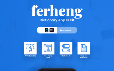 Ferheng - Szótáralkalmazás felhasználói felület