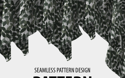 Floral repeat design Pattern #90758
