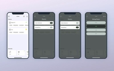 Smarthome - Fan UI Elements