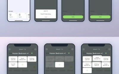 Smarthome - Smart TV UI Elements