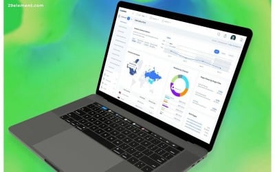 Web Analytics Admin Dashboard-Benutzeroberfläche