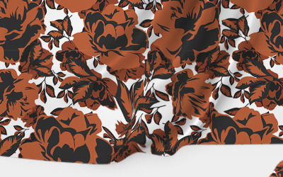 Classic repeat floral design Pattern #91020