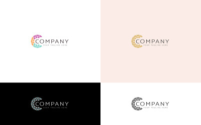 Modèle de logo de luxe