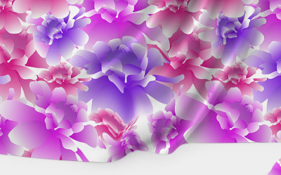 Bellissimo motivo floreale colorato ripetuto