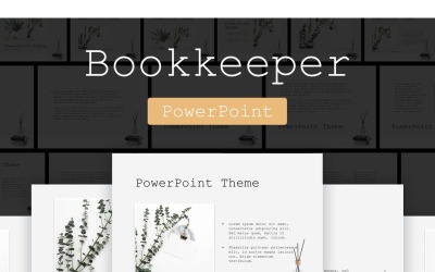 簿记员的PowerPoint模板