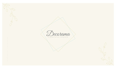 Decorama - Keynote template