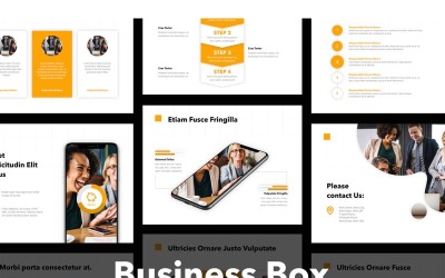 Modello PowerPoint Business Box
