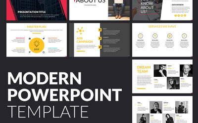 Modern PowerPoint sablon