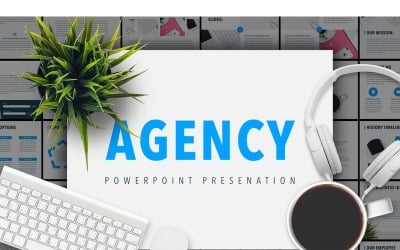 Szablon prezentacji agencji PowerPoint