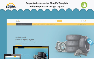 Автозапчасти - Тема Shopify Автозапчасти и автозапчасти