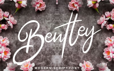 Bentley | Carattere corsivo moderno