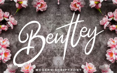 Bentley | Moderní kurzíva písmo