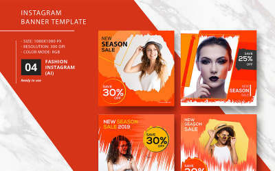 Plantilla de redes sociales de Polash Instagram Banner