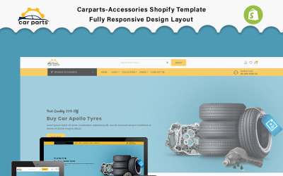 Responsive Car parts - The Car parts & auto parts Shopify Theme #91276