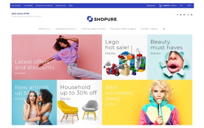 Shopure-批发商店PrestaShop主题