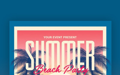 Summer Beach Party - Шаблон фирменного стиля
