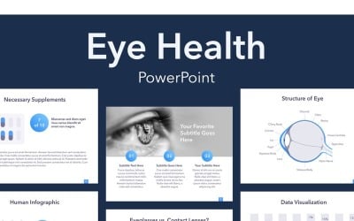 Augengesundheit Powerpoint-Vorlage
