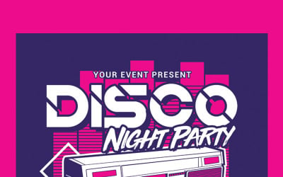Disco Night Party - Corporate Identity Template