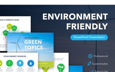 Umweltfreundliche PowerPoint-Vorlage