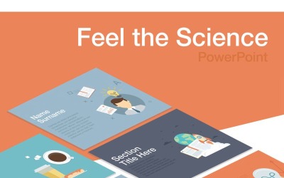 Fühlen Sie die Science PowerPoint-Vorlage