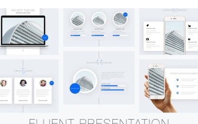 Folyékony PowerPoint sablon