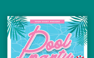 Pool Party Flyer - šablona Corporate Identity
