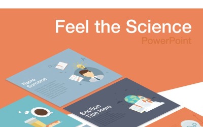 Відчуйте шаблон Science PowerPoint