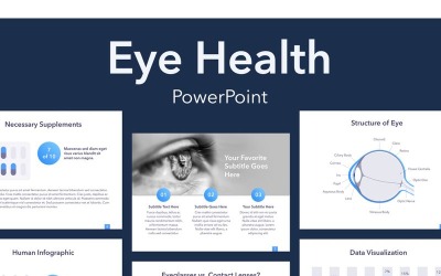 眼睛健康PowerPoint模板