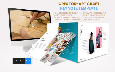 Creator - Art Craft - Plantilla de Keynote