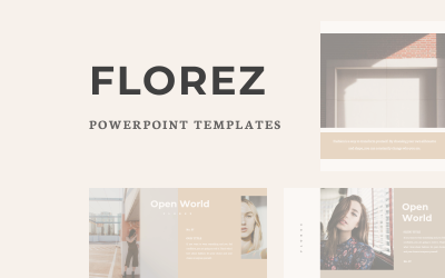 FLOREZ PowerPoint template