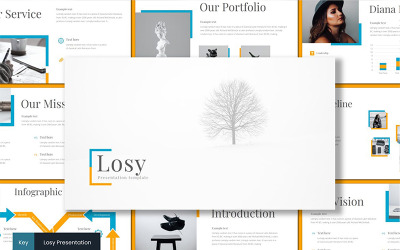 Losy PowerPoint template
