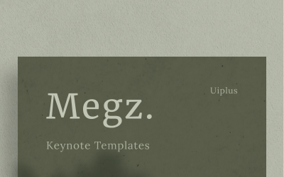 MEGZ - Keynote sablon