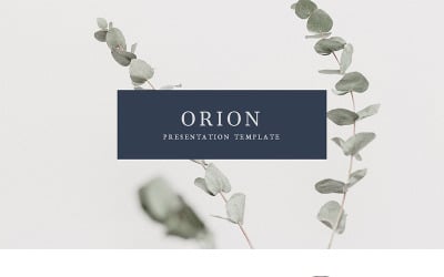 Orion - Keynote template