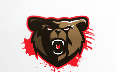 Plantilla de logotipo de Bears Sports