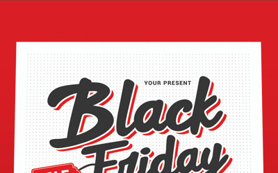 Black Friday Sale Flyer - Vorlage für Unternehmensidentität