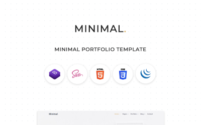Minimal - Clean & Minimal Portfolio Website Template