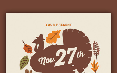Thanksgiving Flyer - Corporate Identity Template