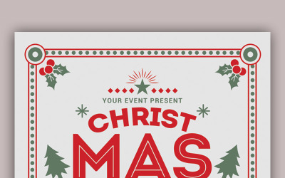Weihnachtsverkauf Flyer - Corporate Identity Vorlage