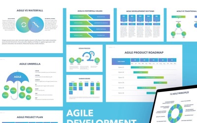Agile Development PowerPoint-mall