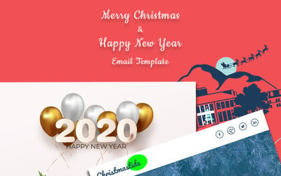Christmas &amp;amp; New years Newsletter Template