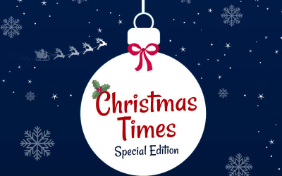 Christmas Times Presentation PowerPoint template