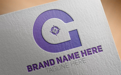 Modèle de logo lettre G