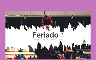 Template PowerPoint Responsive #91834 "Feriado"