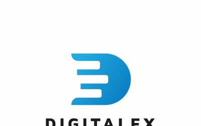Digitalex-D Letter Logo Template
