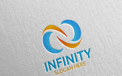 Infinity loop 26 ontwerpsjabloon logo