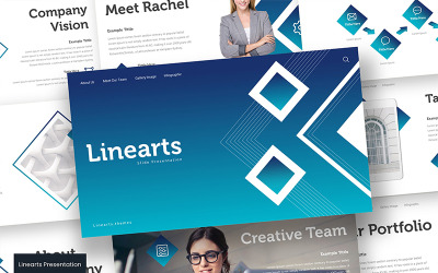 Linearts - Keynote-Vorlage